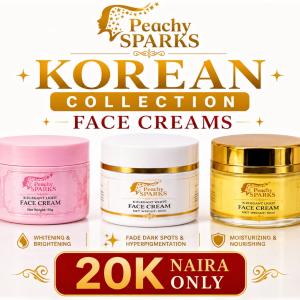 KOREAN GLASS SKIN FACE CREAM COLLECTION
